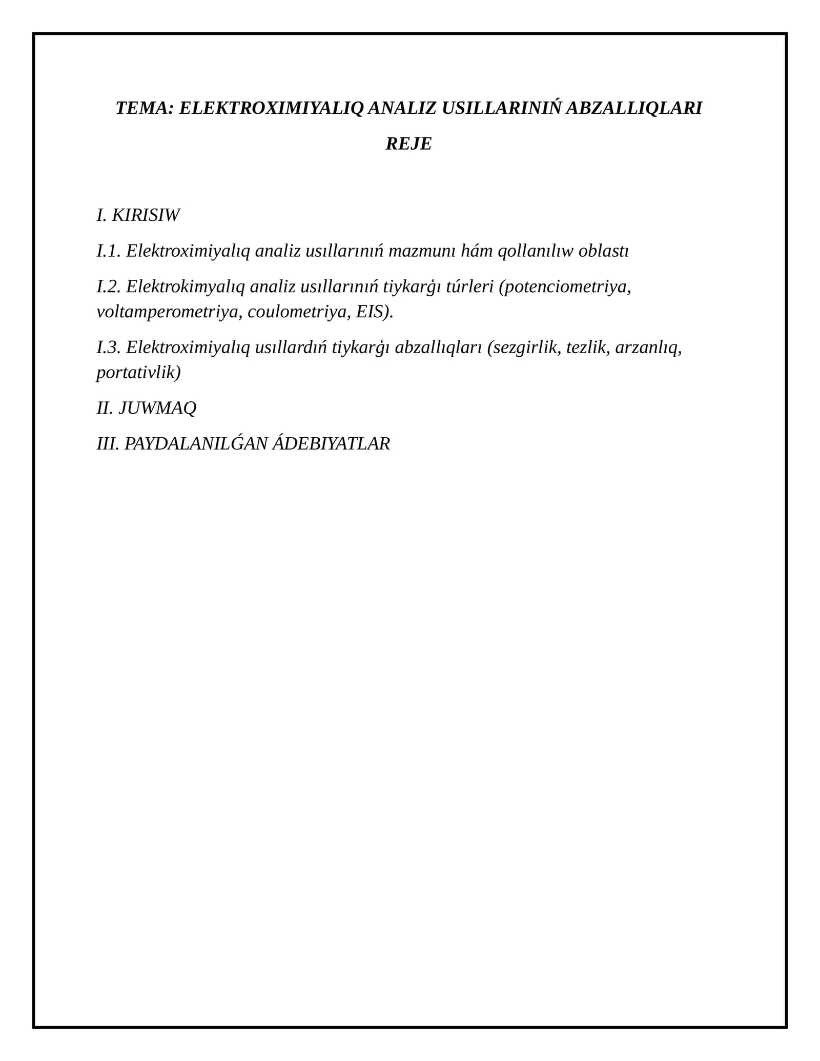 ELEKTROXIMIYALIQ ANALIZ USILLARI
