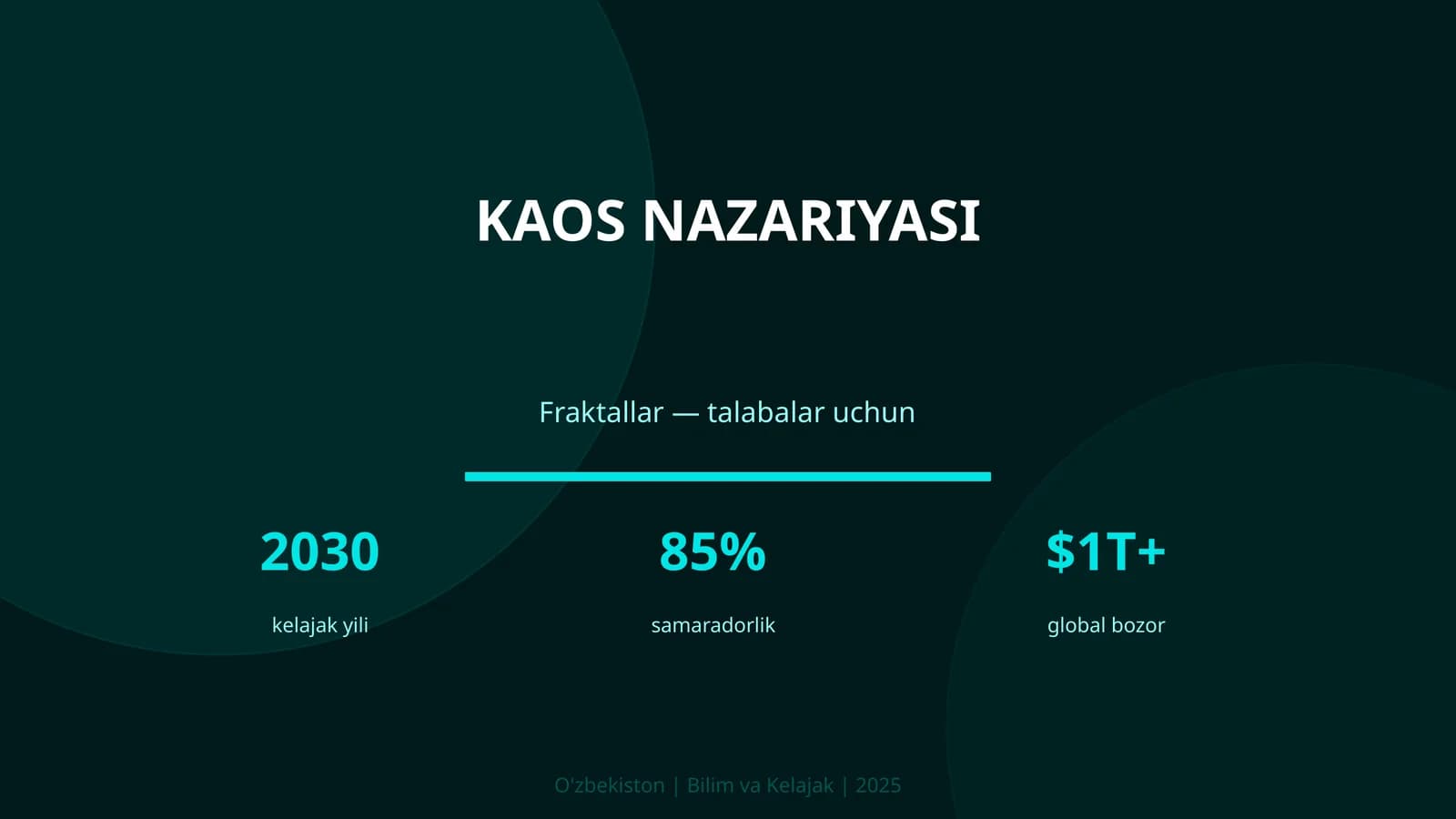 KAOS NAZARIYASI