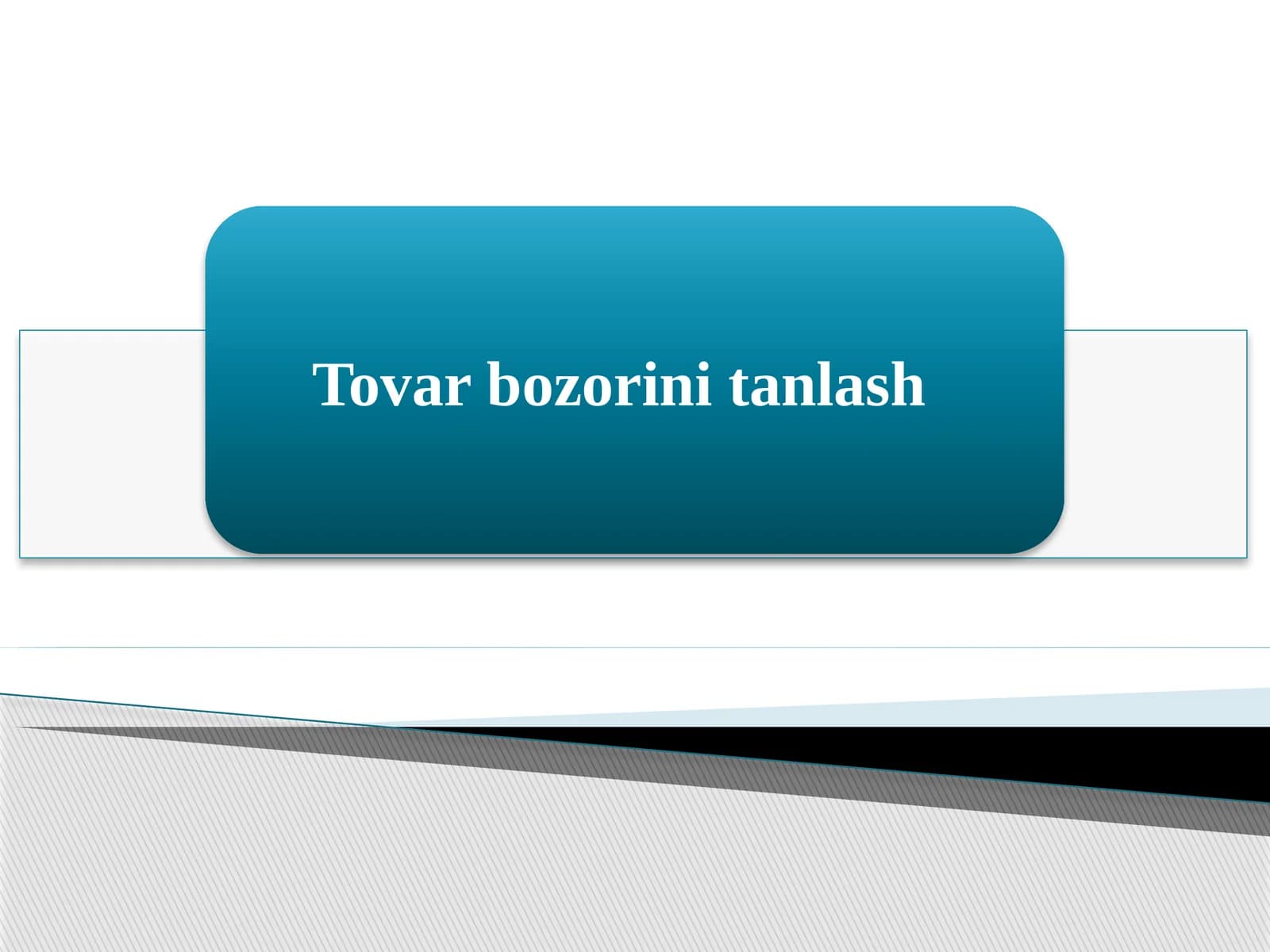 Bozortanlovi ishlab chiqarish hajmi