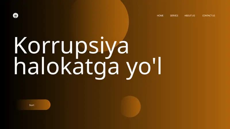 Korrupsiya halokatga yo'l
