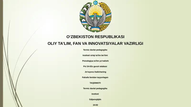 Zamonaviy Axloqiy Tarbiya