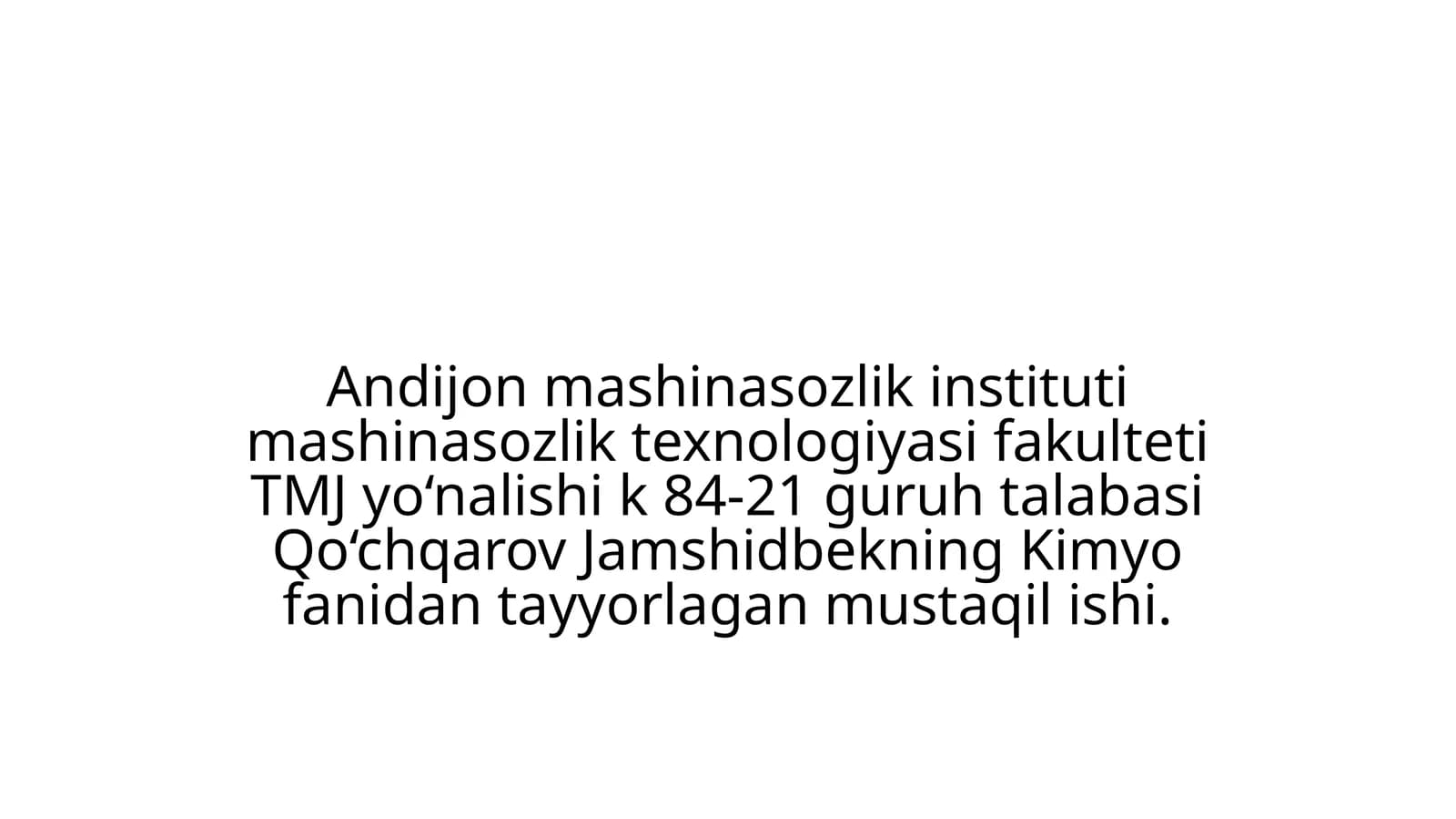 Oksidlanish qaytsrilish reaksiyalari