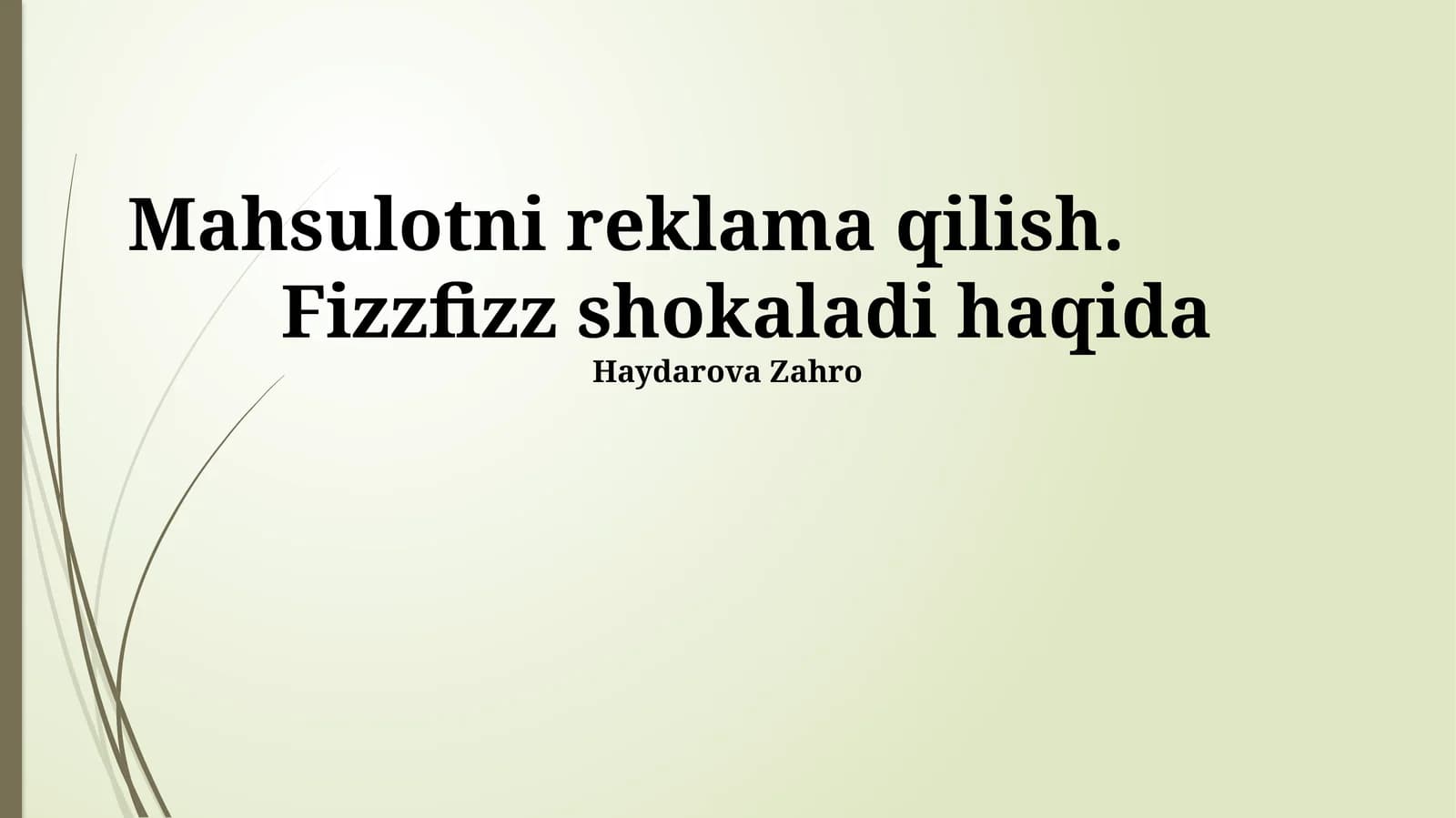 Fizzfizz Shokoladi