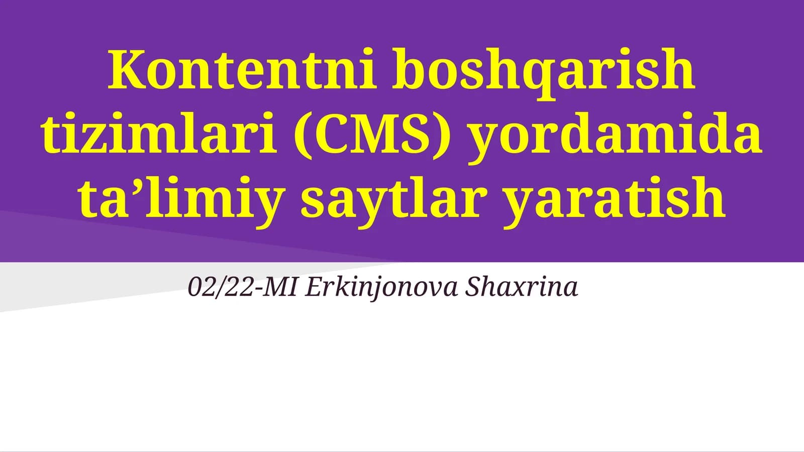Taqdimot