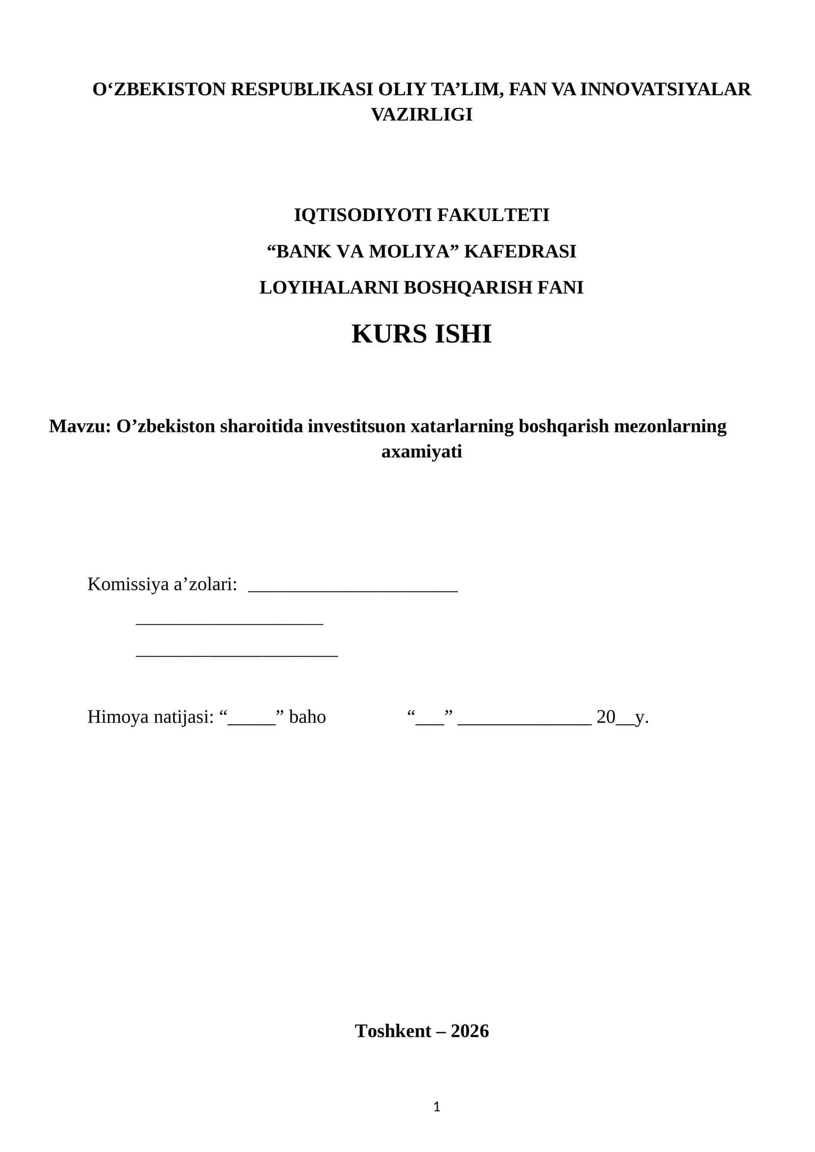 KURS ISHI