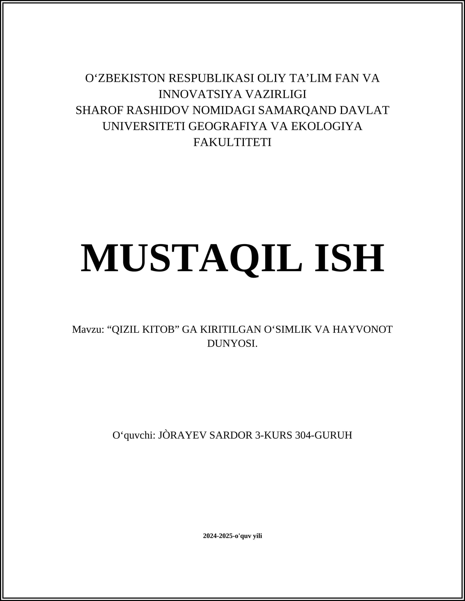 QIZIL KITOB