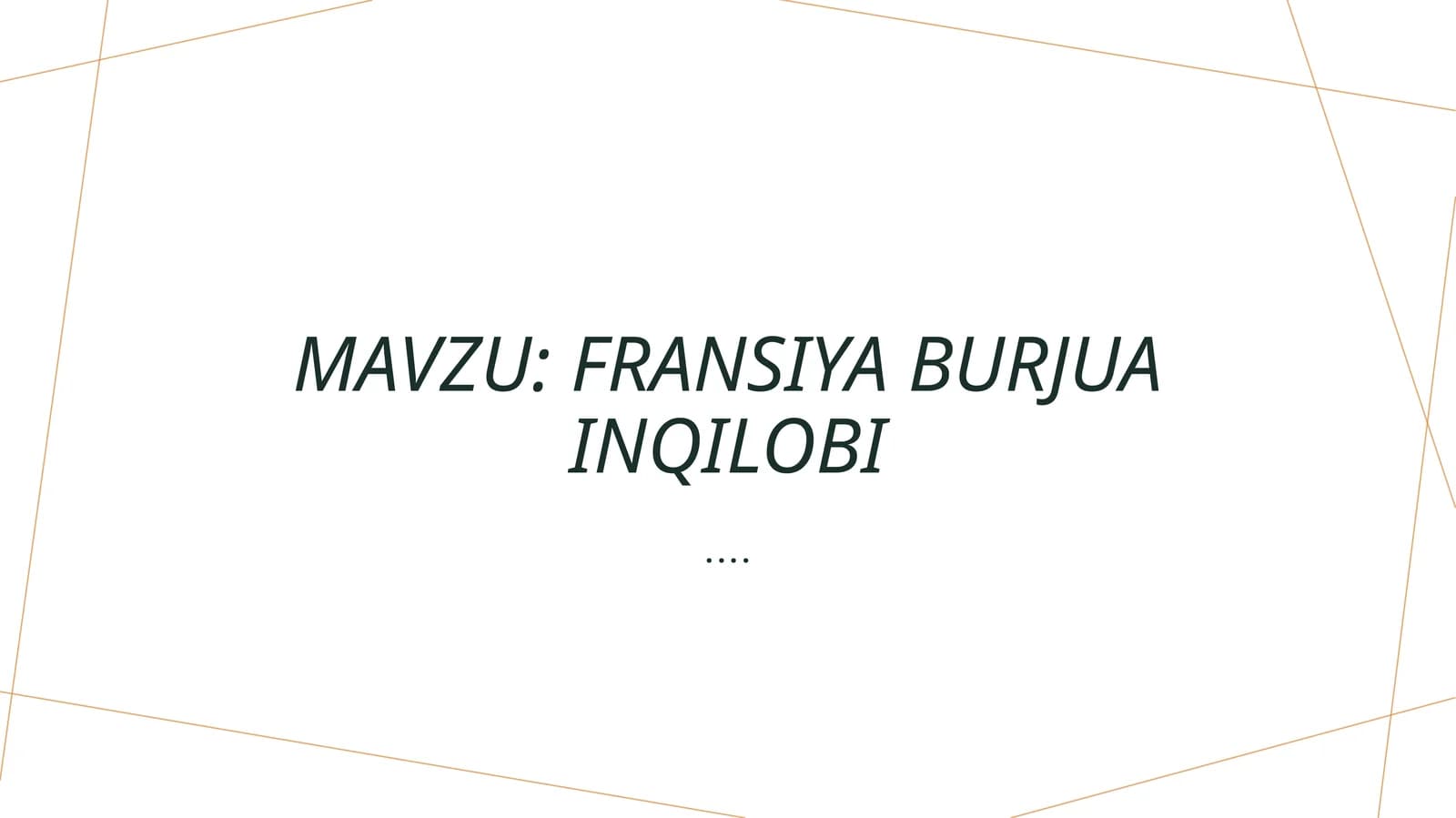 Fransiya burjua inqilobi