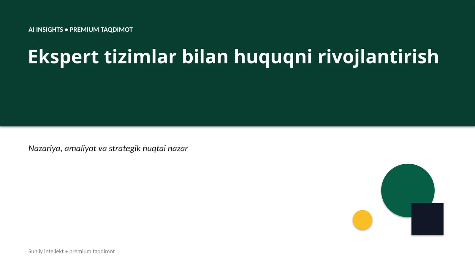 PREMIUM TAQDIMOT