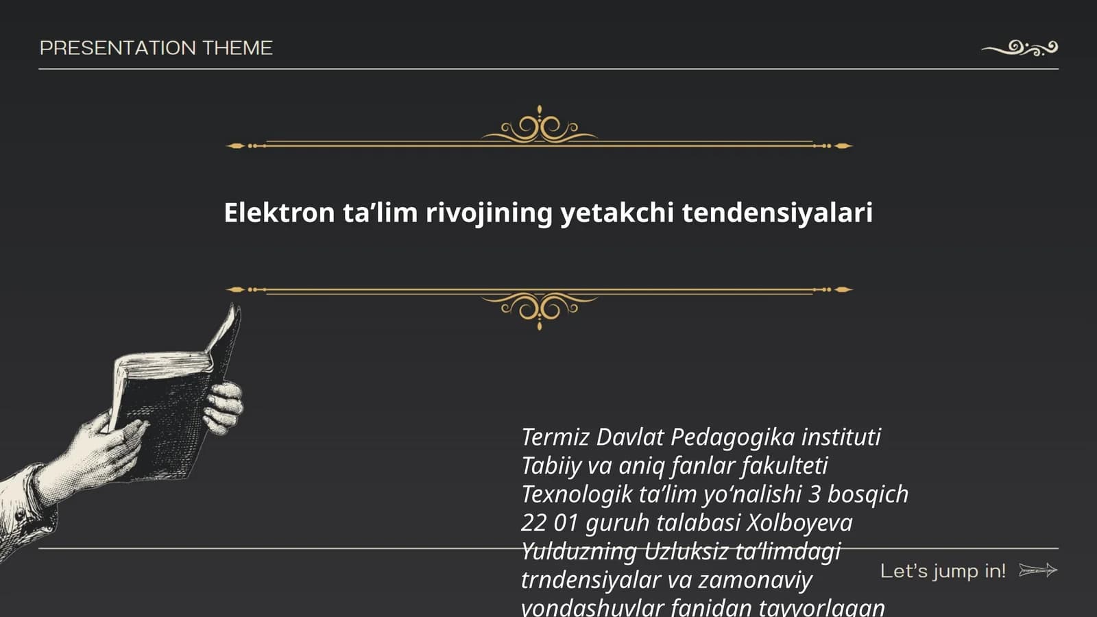 Elektron taʼlim rivojining yetakchi tendensiyalari