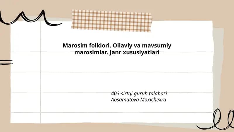 Marosim folklori