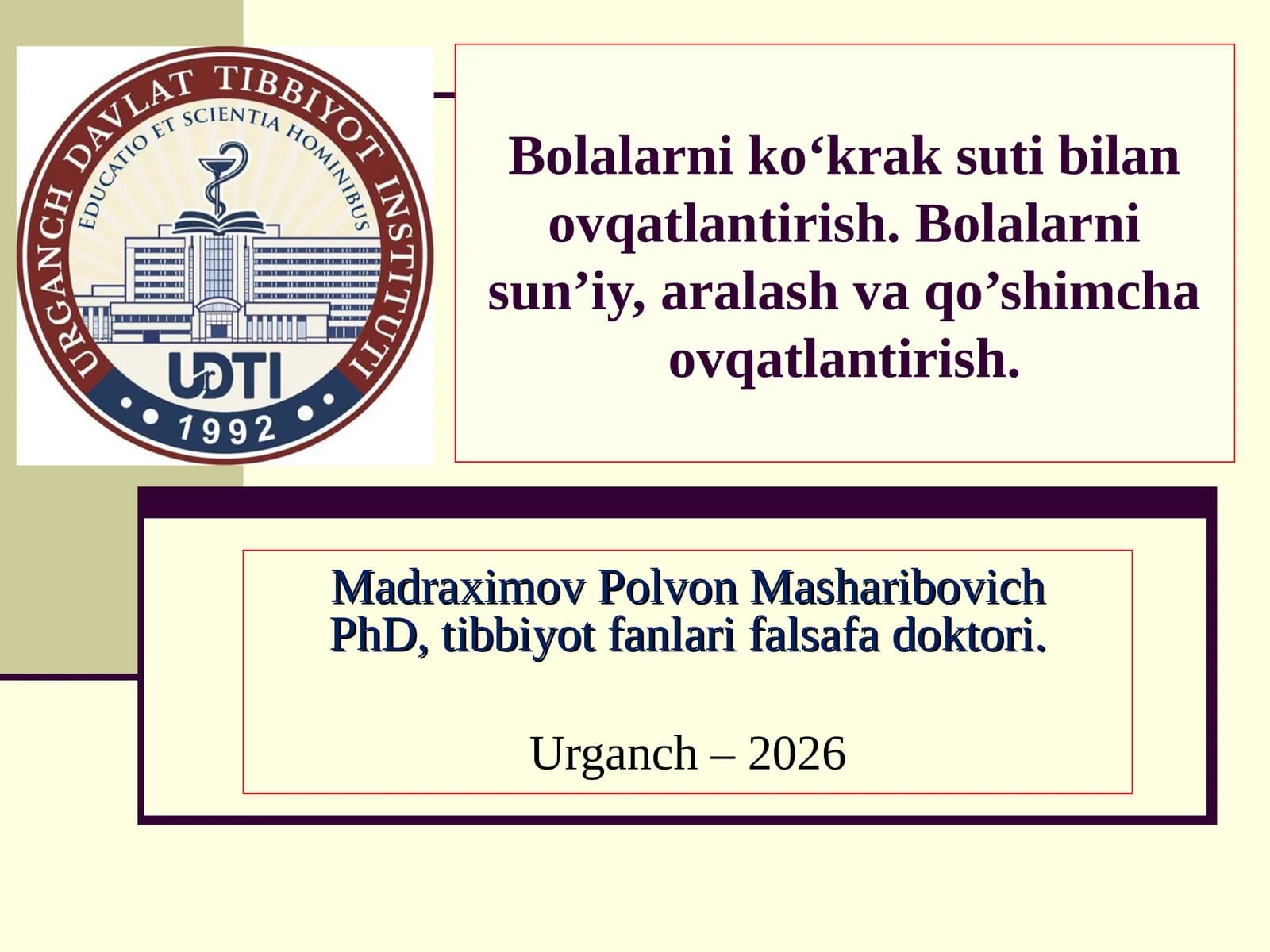 Bolalarni ko‘krak suti bilan ovqatlantirish
