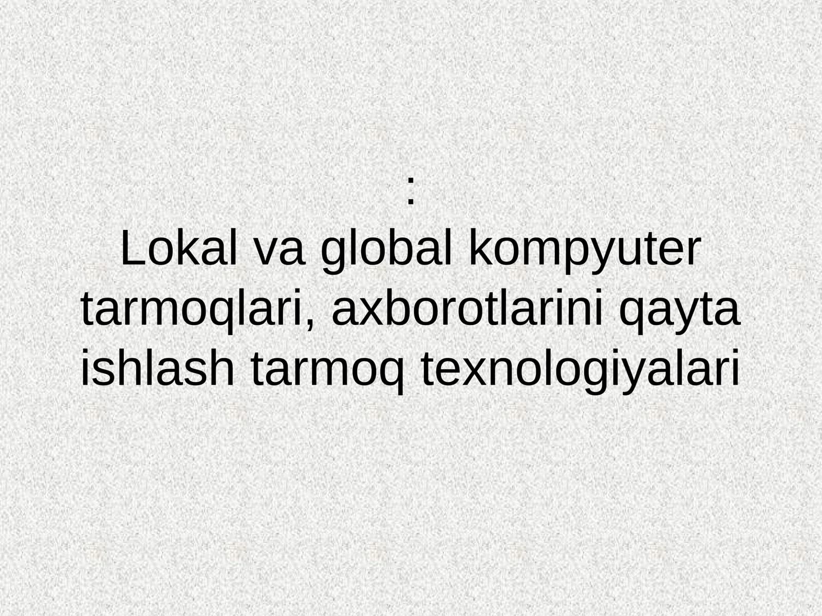 Kompyuter tarmoqi