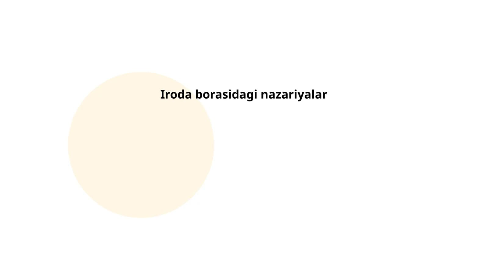 Iroda borasidagi nazariyalar