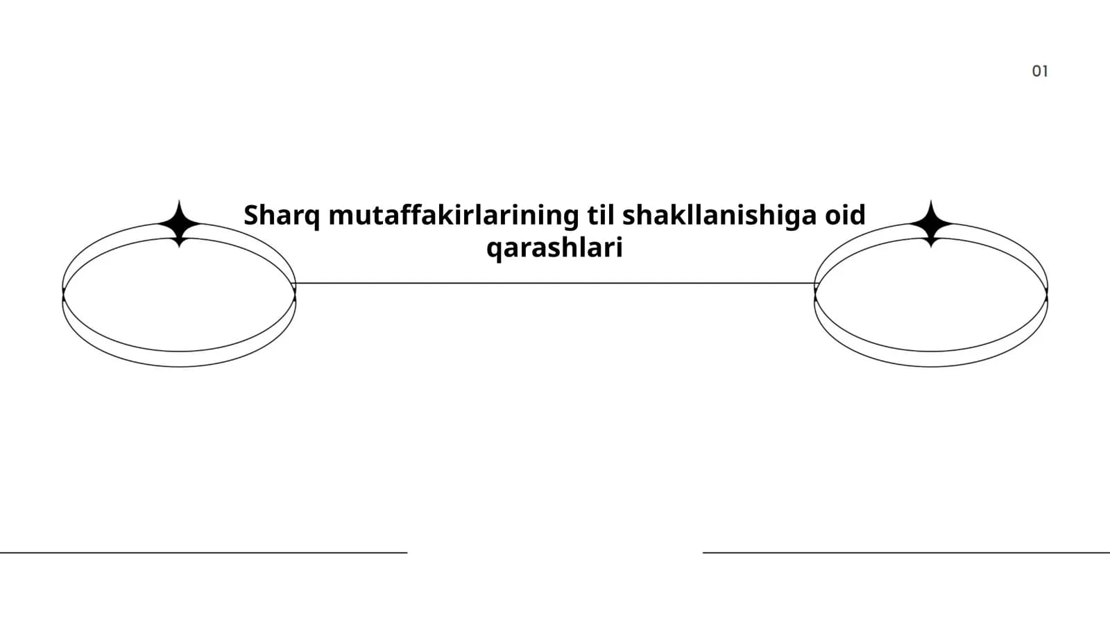Sharq mutaffakirlarining til shakllanishiga oid qarashlari