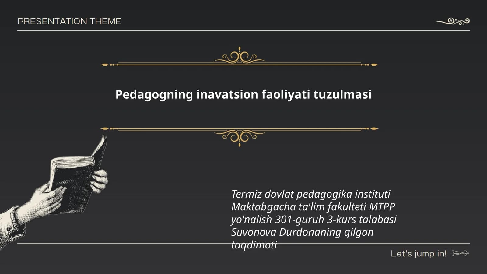 Inavatsion faoliyati tuzulmasi