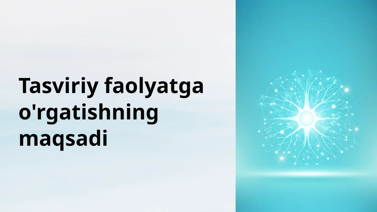 Tasviriy faolyatga qiziqishni uyg'otishning maqsadi