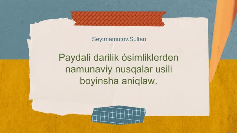Darilik ósimlikler