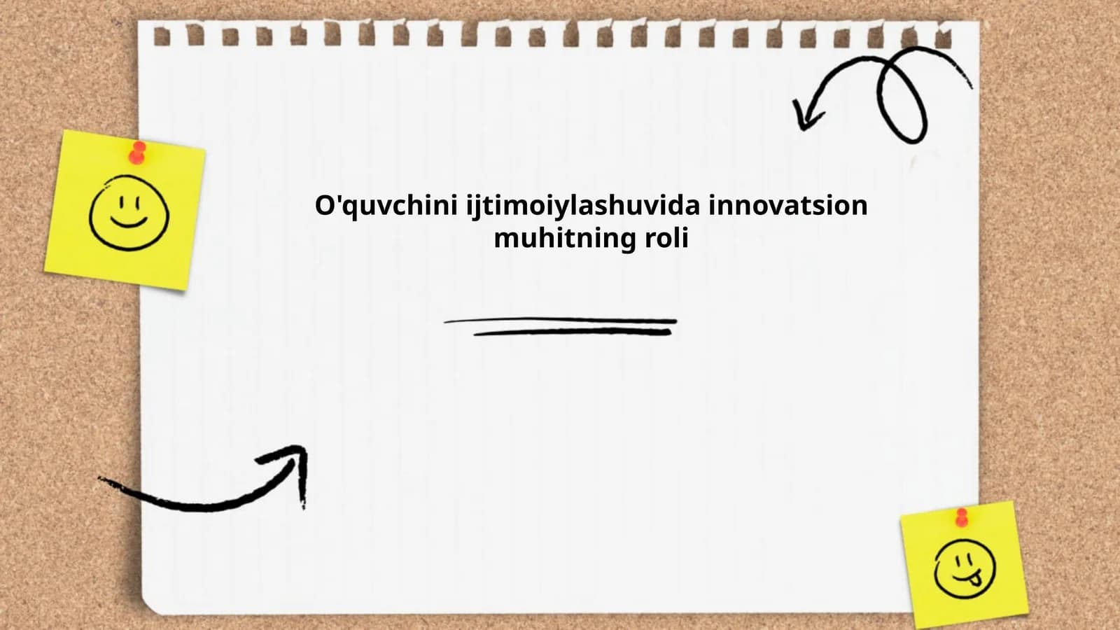 Innovatsion muxit taʼrifi va o'quvchini ijtimoiylashuvdagi ahamiyati