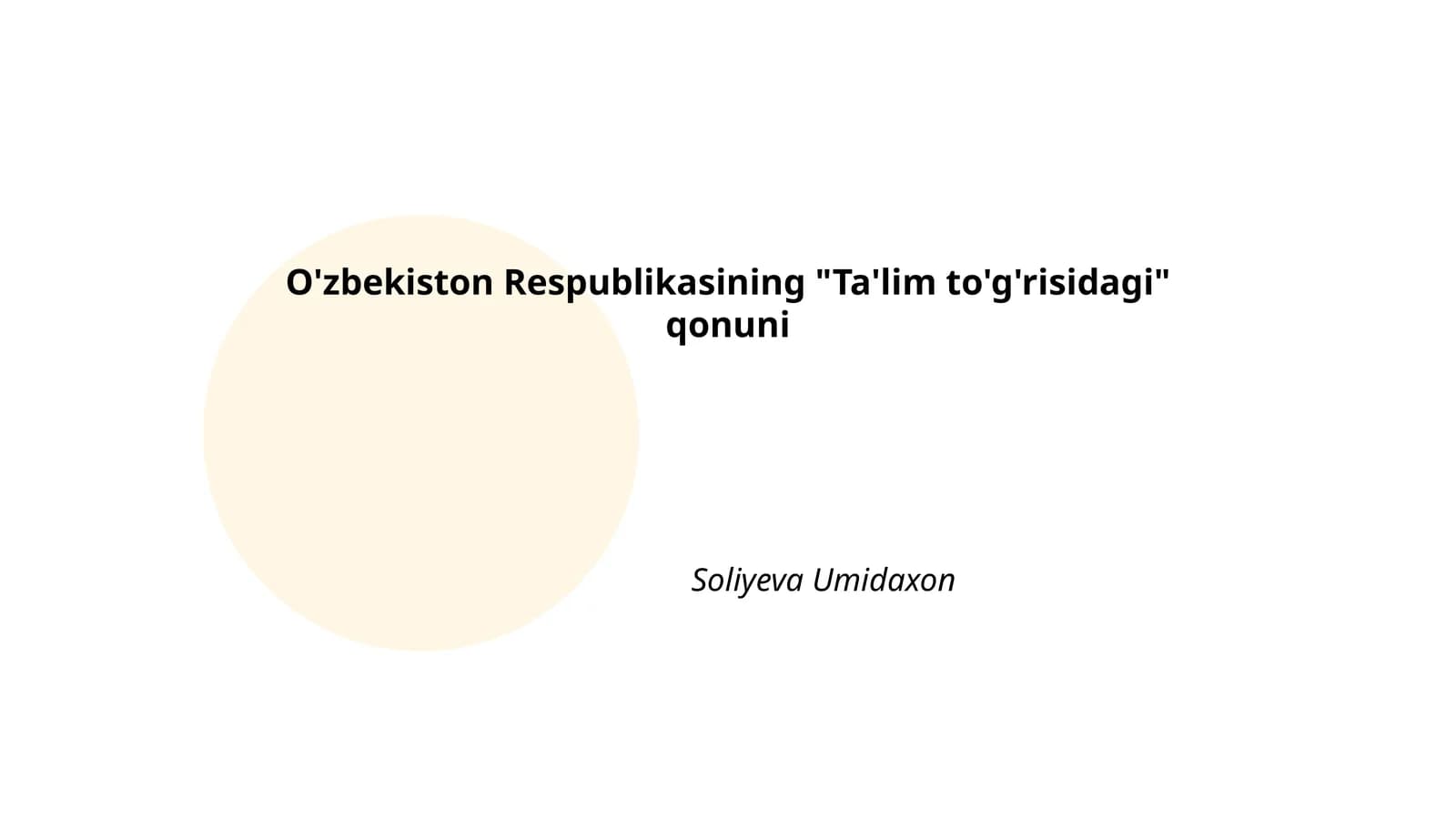 Ta'lim tizimini boshqarish