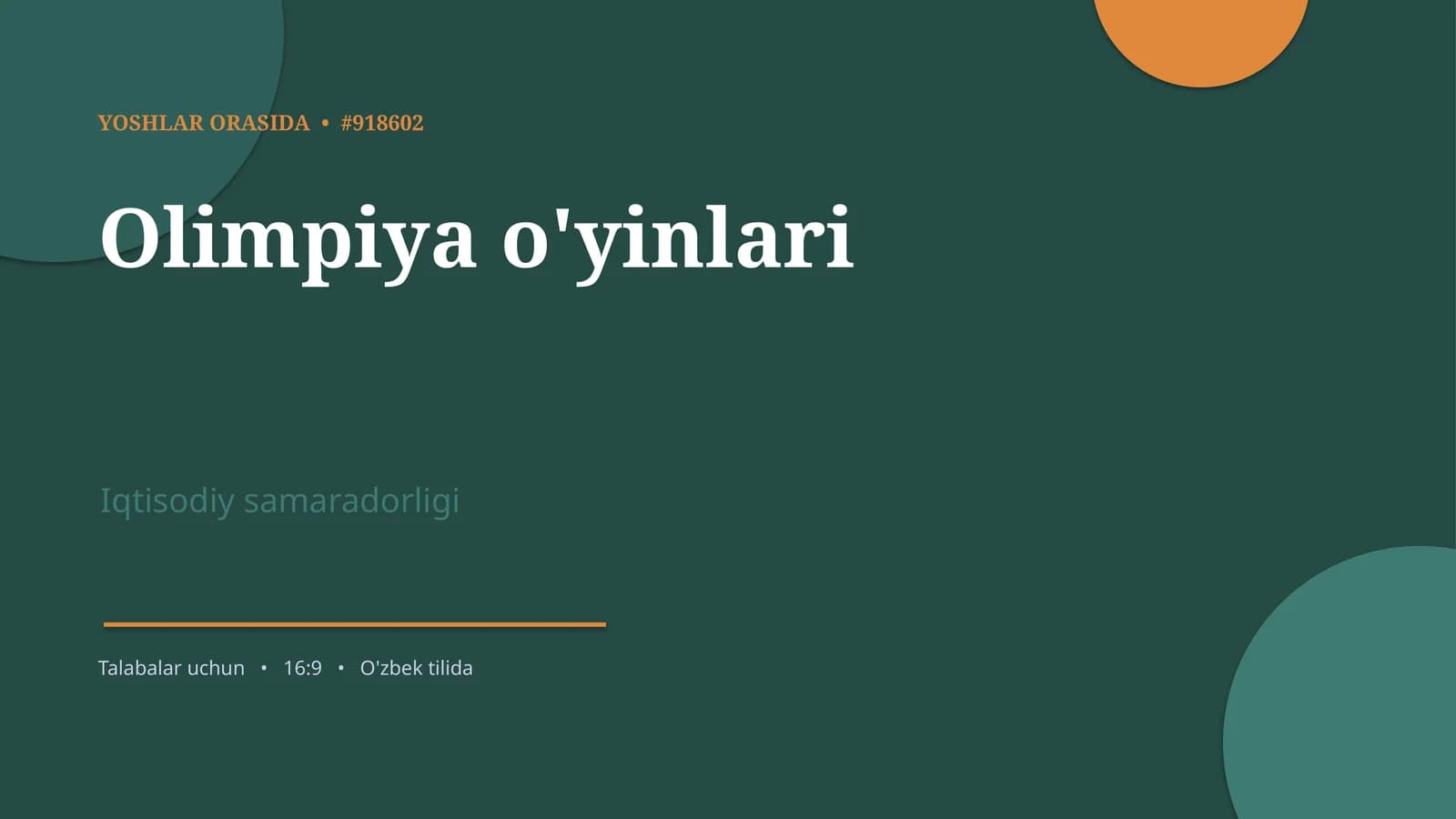 Olimpiya o'yinlari