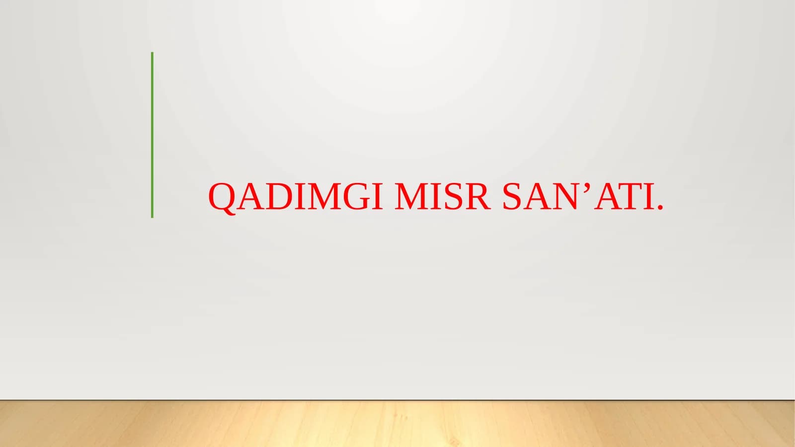 QADIMGI MISR SAN’ATI.