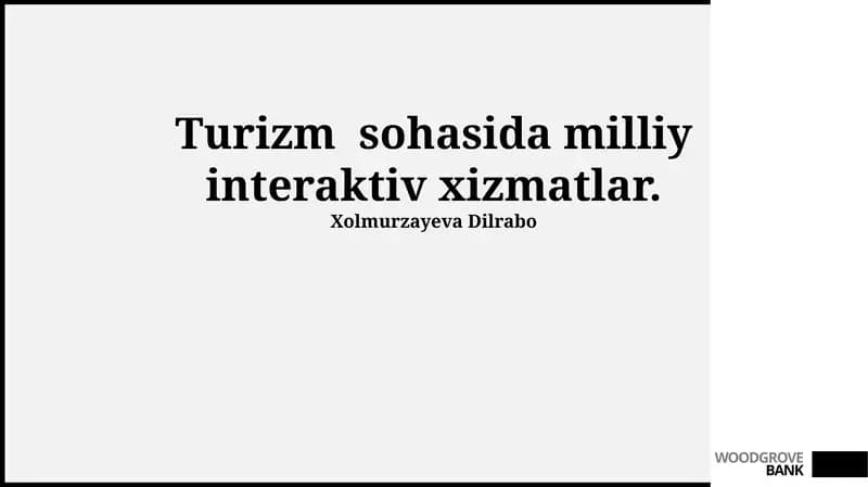 Milliy Interaktiv Turizm Xizmatlari