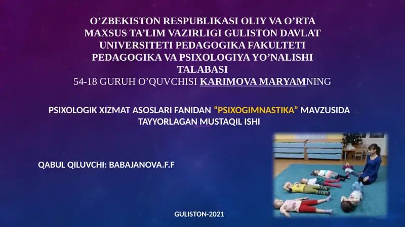 Psixogimnastika