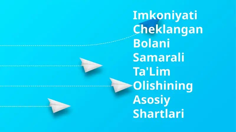 Imkoniyati Cheklangan Bolani Samarali Ta'Lim Olishining Asosiy Shartlari
