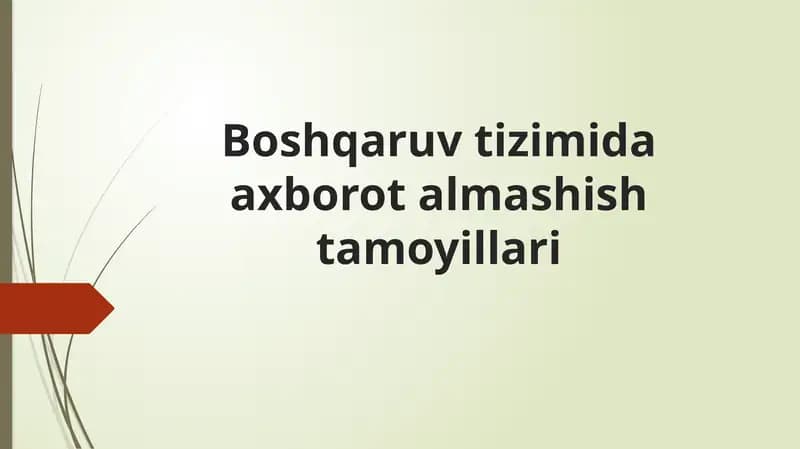 Internettarmoq boshqaruvining bosqichli arxitekturasi