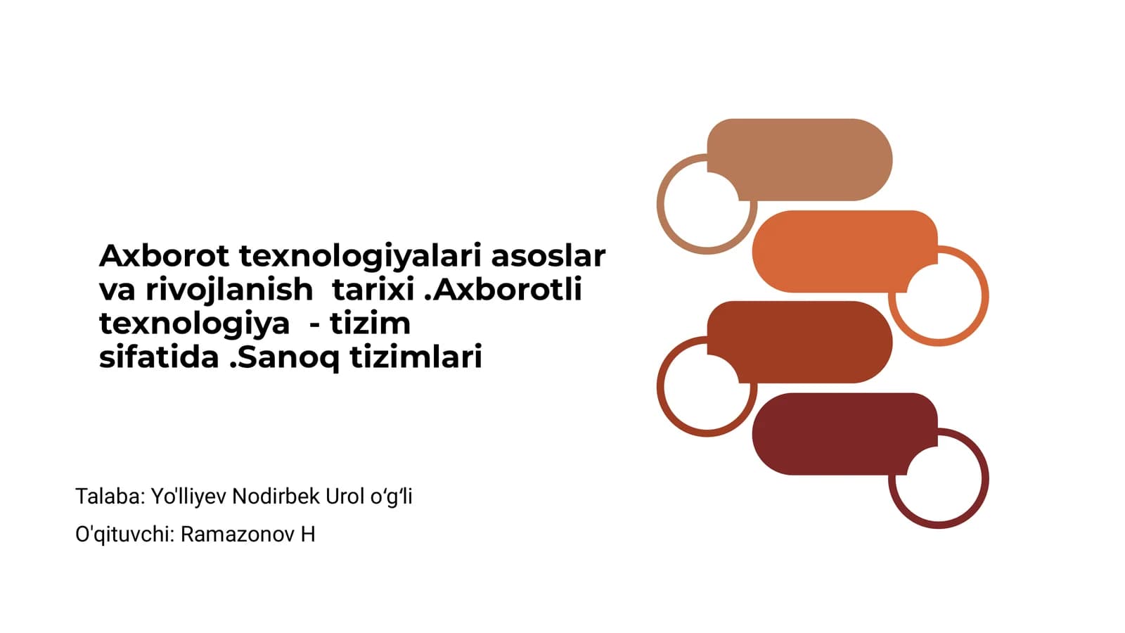 Axborot Texnologiyalarining Asoslari