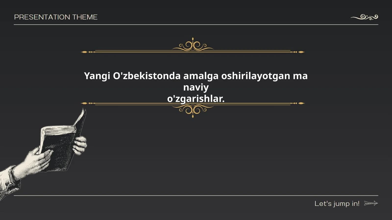 Yangi O'zbekistonda amalga oshirilayotgan ma naviy o'zgarishlar