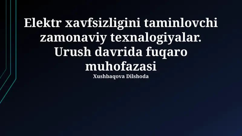 Tibbiy yordam ko'rsatish
