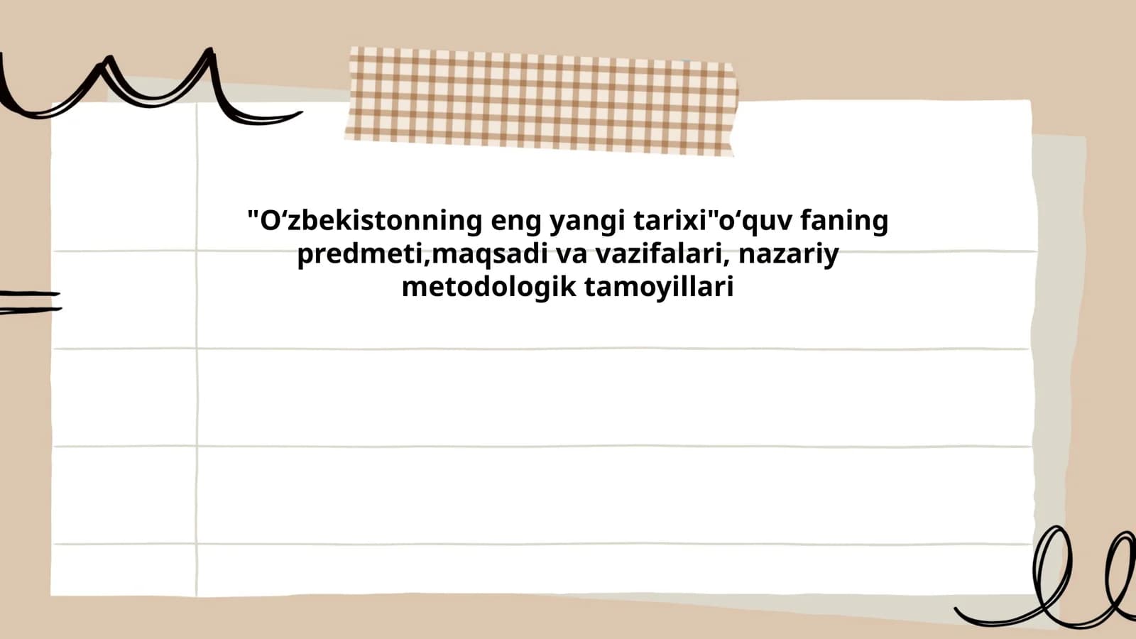 O'zbekistonning eng yangi tarixi