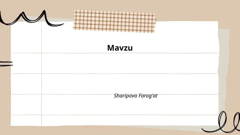 Sharipova Farogʻat