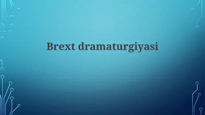Brexitdramaturgiyasi