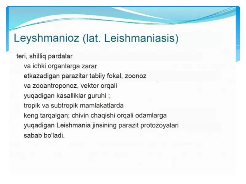 LEYISHMANIOZ