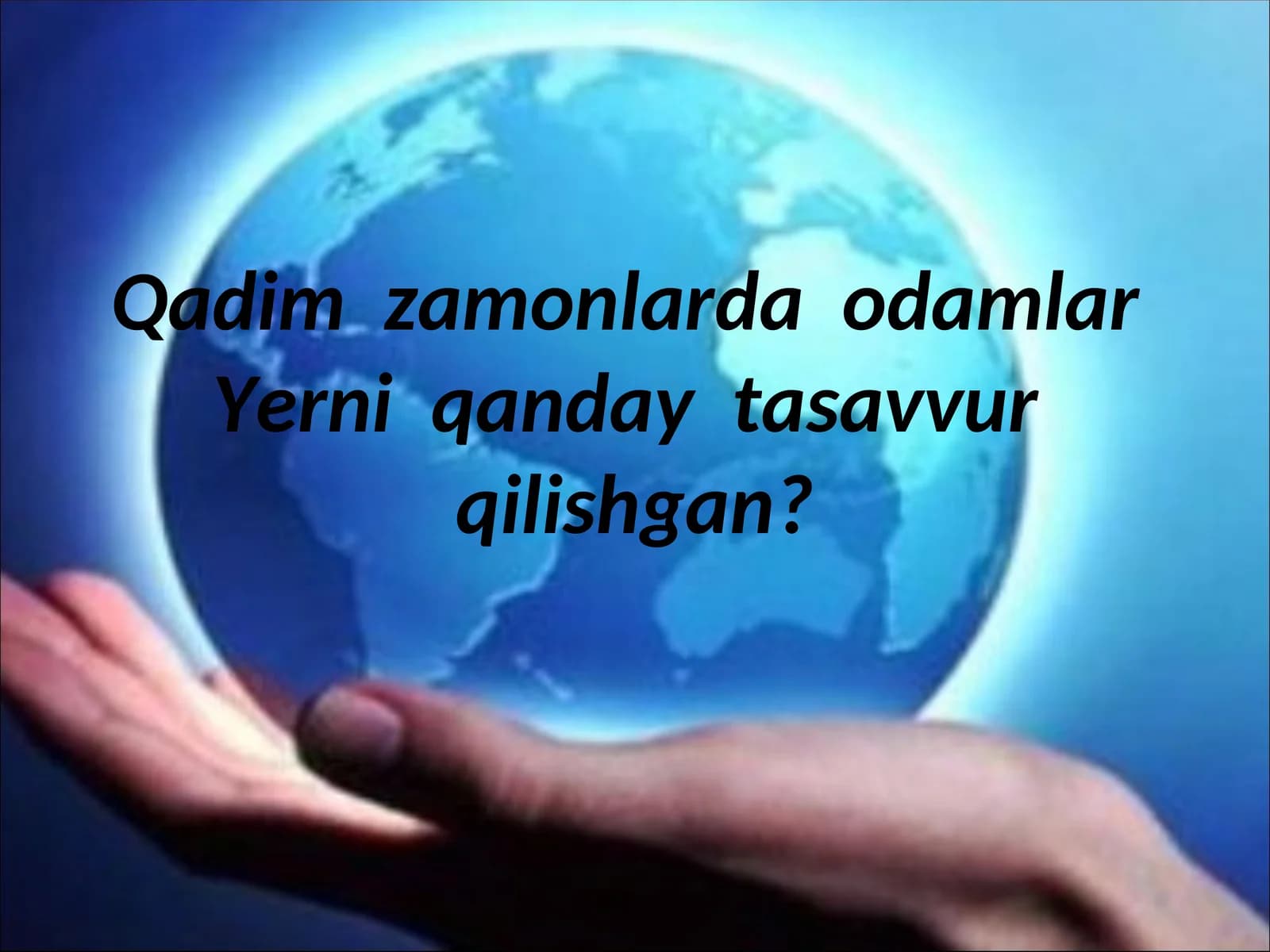 Yerni tasavvur qilish uslubi