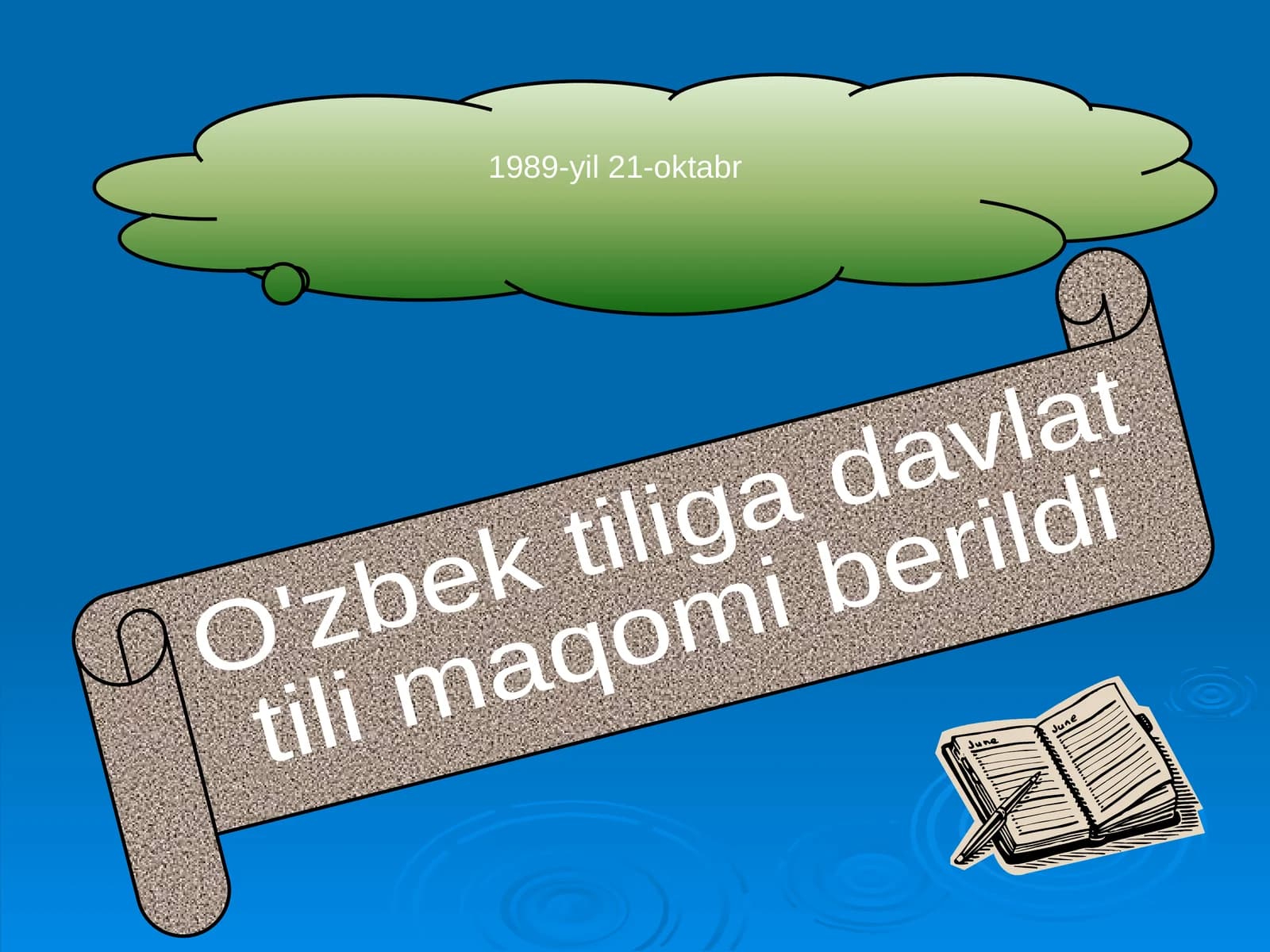 O'zbek tili Davlat tilidir