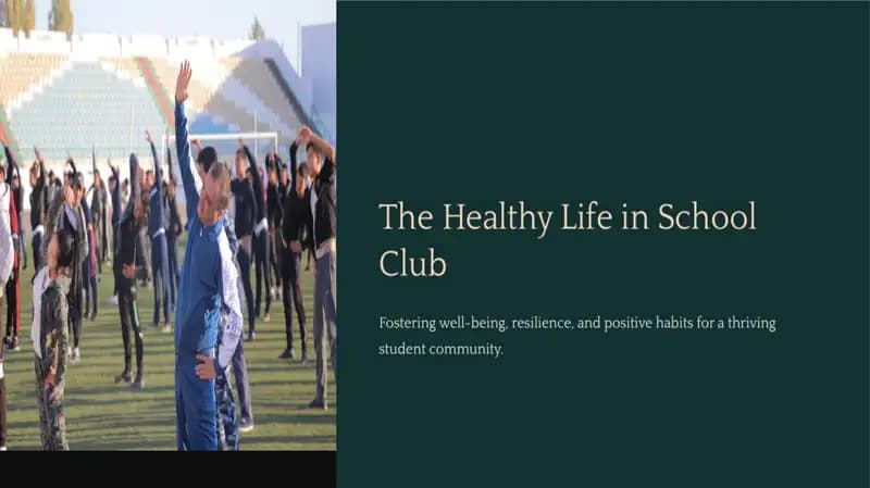 the healthy life in school