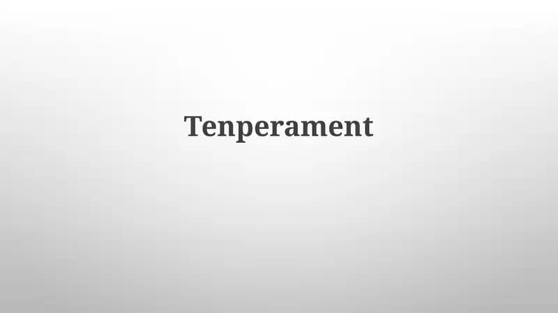Temperament va fe'l-atvor