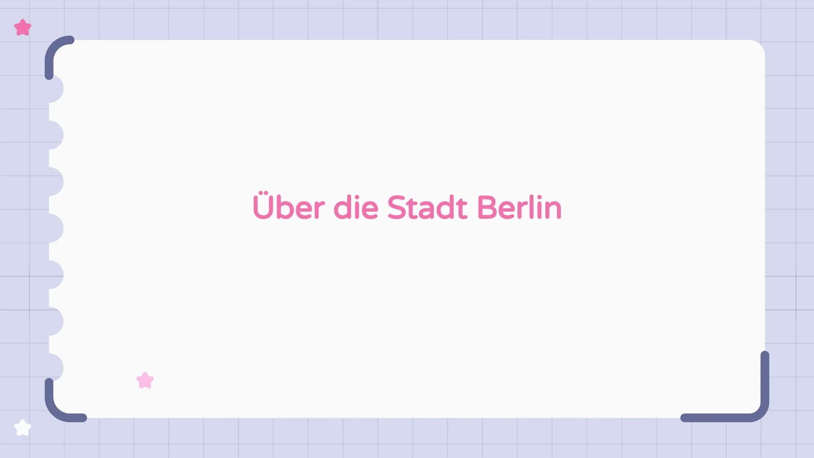 Über die Stadt Berlin