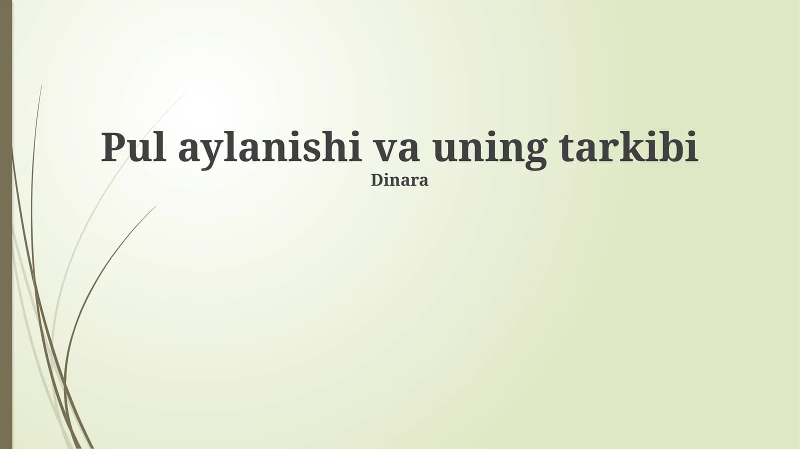 O'pka qon aylanishining umumiy tavsifi