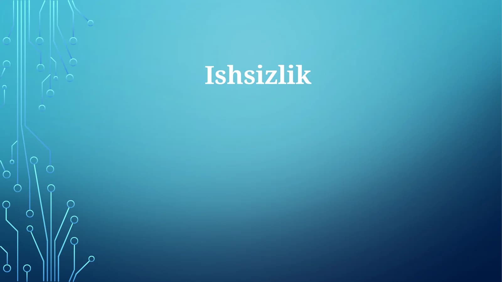 Ishsizlik