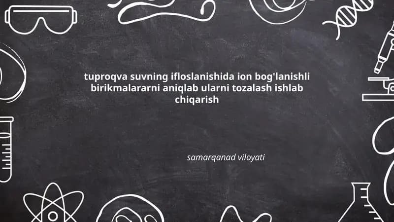 Ion Bog'lanishli Birikmalar