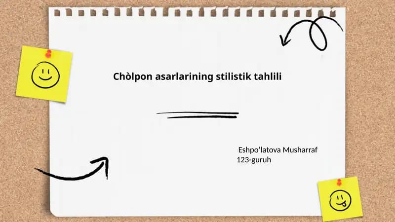 Chòlpon she'rlarini ifodali òqish