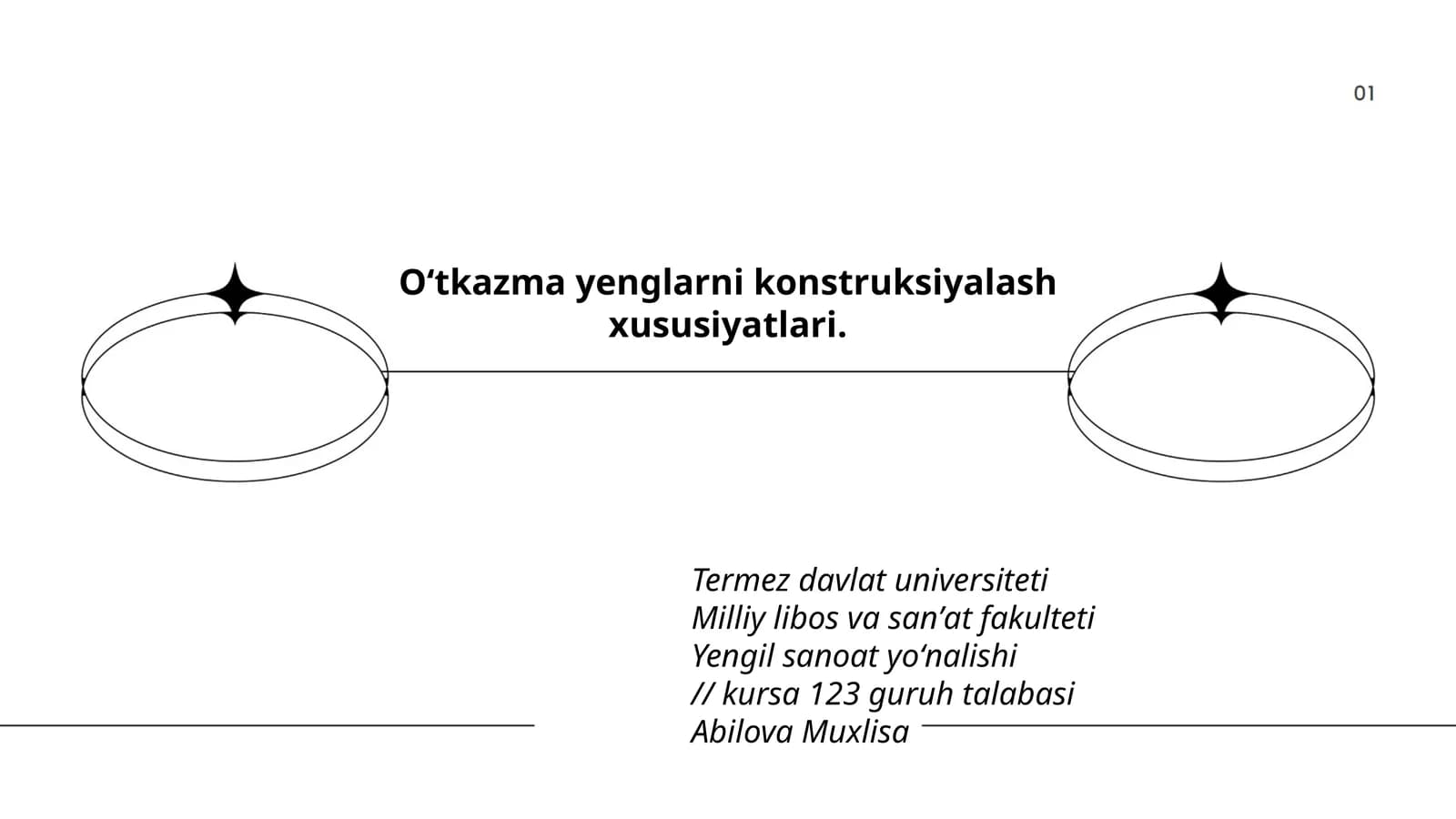 Oʻtkazma yenglarni konstruksiyalash xususiyatlari
