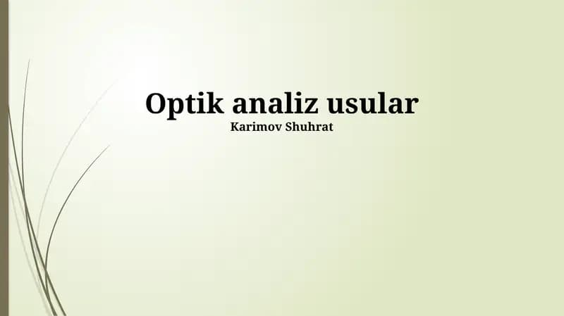 Optik tolali sensorlar