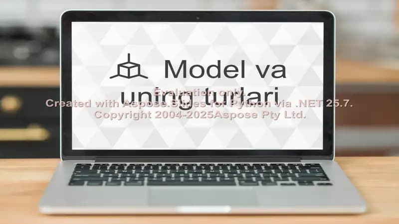 Model va uning turlari