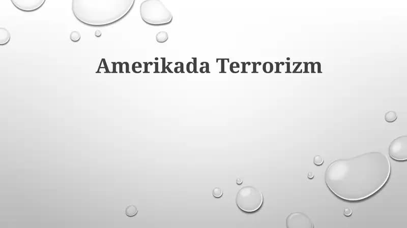 AmerikadaTerrorizm