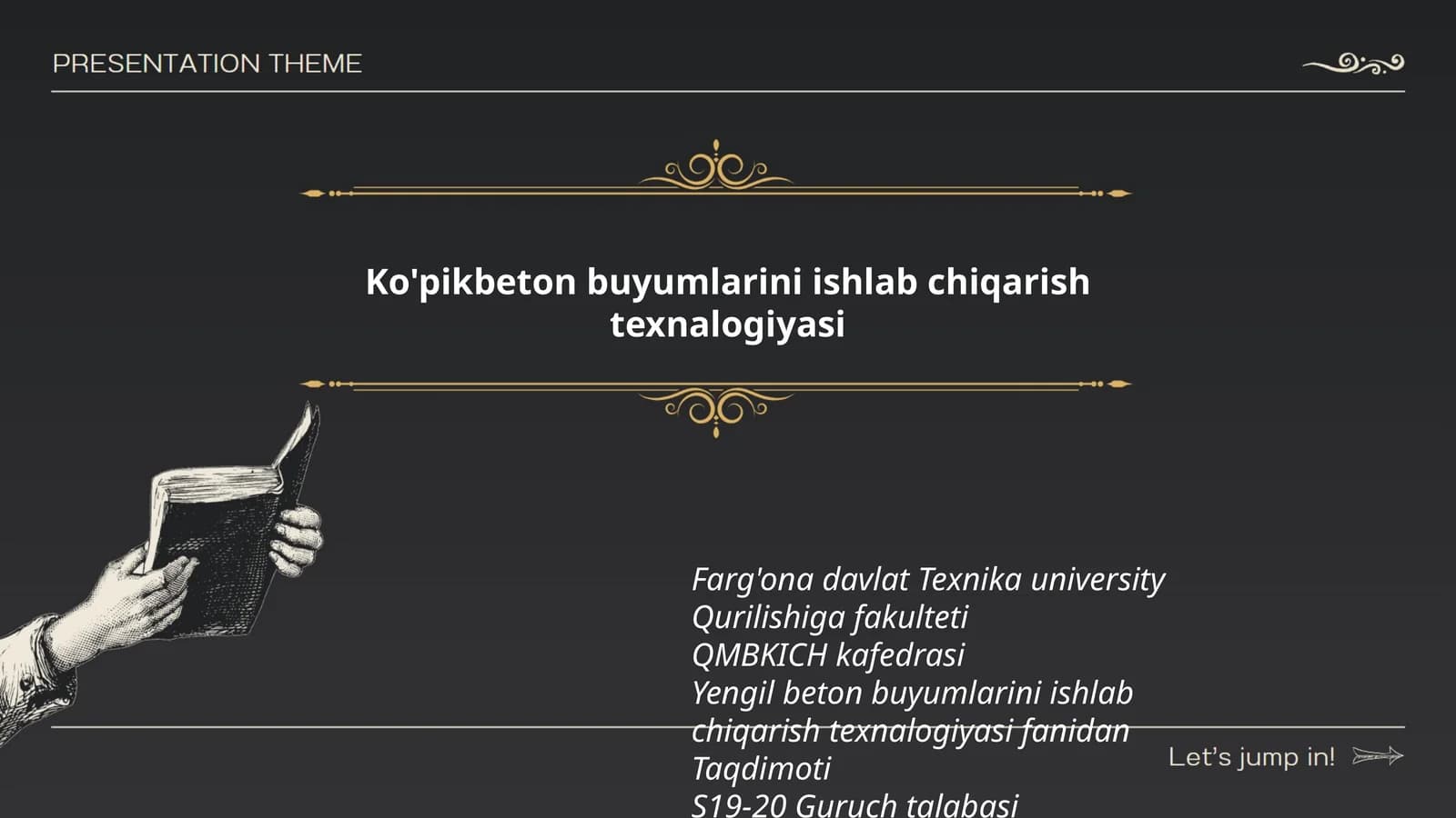 Ko'pikbeton buyumlarini ishlab chiqarish texnalogiyasi